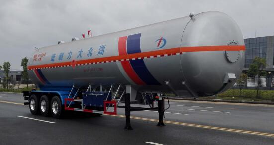 大力牌DLQ9400GRYS型易燃液体罐式运输半挂车