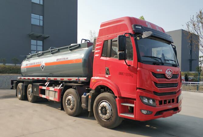 大力牌DLQ5319GFWC5型腐蚀性物品罐式运输车